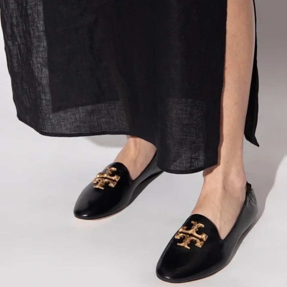 Tory Burch Black Flats